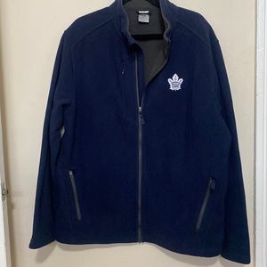 Men’s Navy Fleece TML Zip Sweater - Sz XL